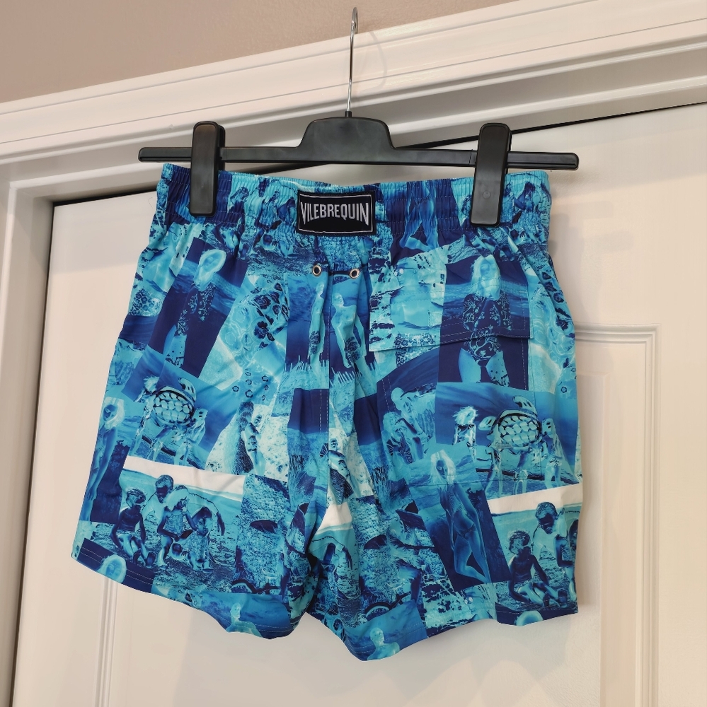 Vilebrequin Moorise Azul Swimming Trunks Swimming Shorts - Picture 5 of 7